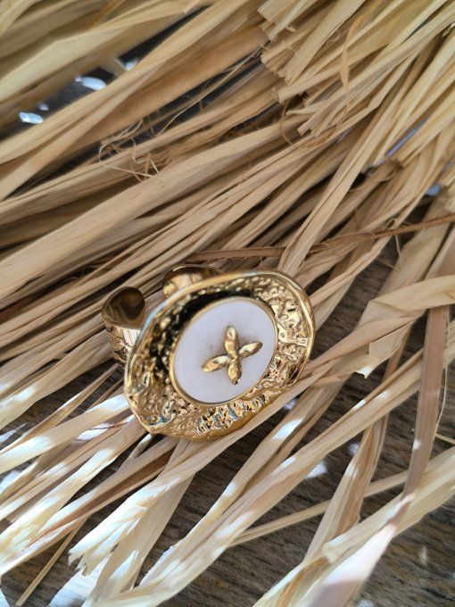 Bague Croix Dorée