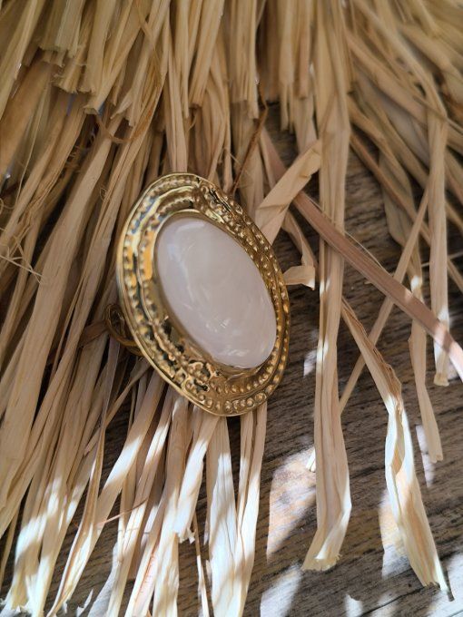 Bague Ovale dorée