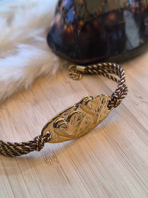 Bracelet Cordon Coeur