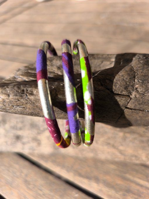 Joncs Bordeaux, Violet, Anis, Argent