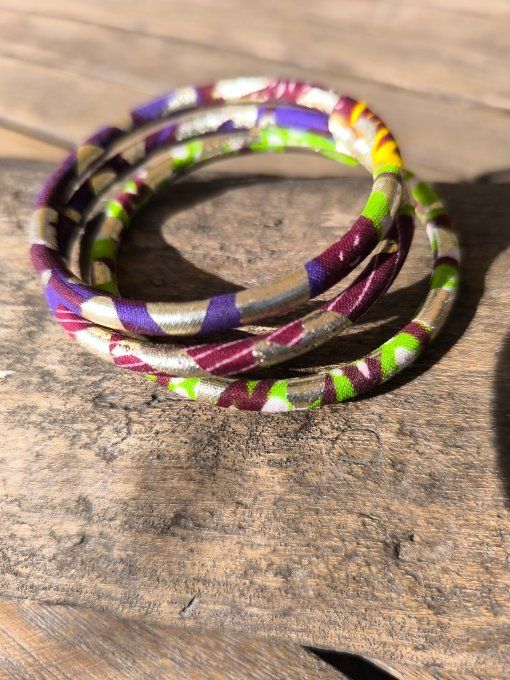 Joncs Bordeaux, Violet, Anis, Argent