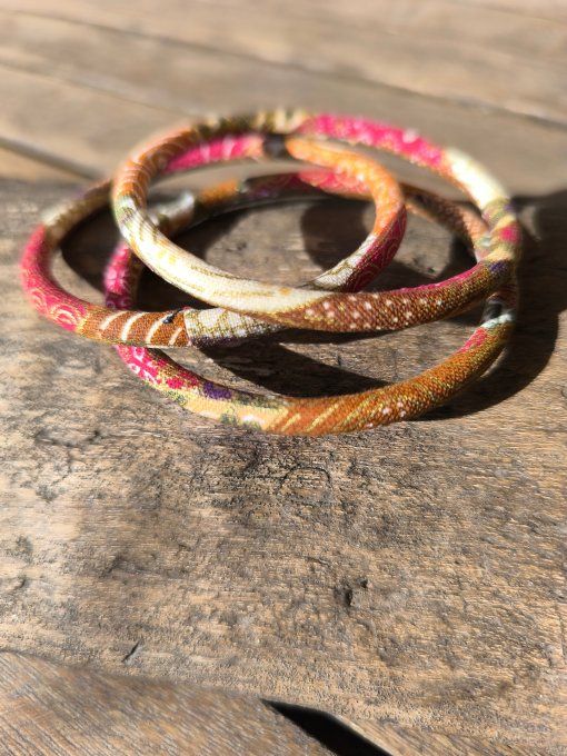 Joncs Marron, Beige, Rose