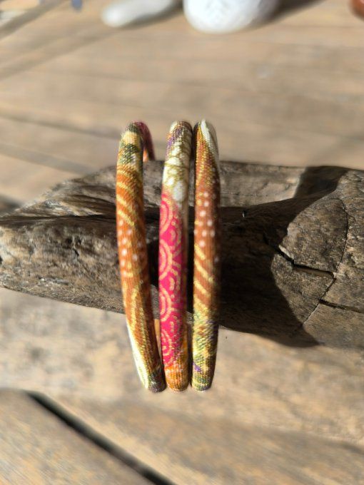 Joncs Marron, Beige, Rose