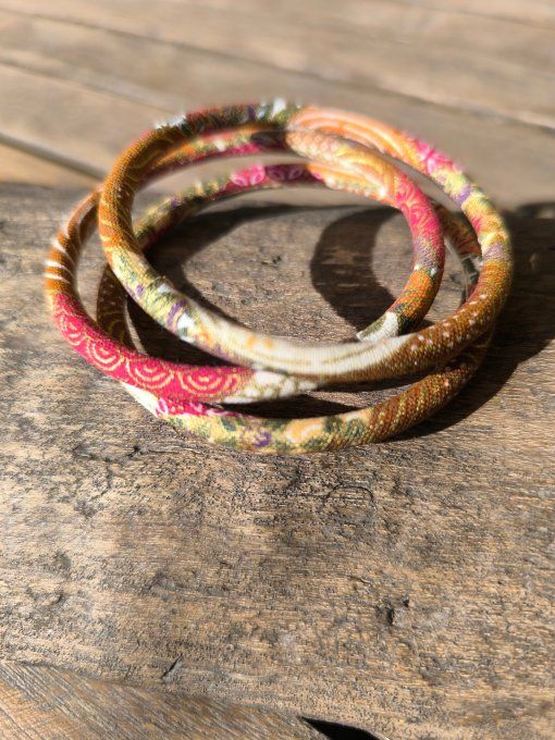 Joncs Marron, Beige, Rose