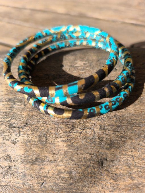 Joncs Turquoise, Or, Marron