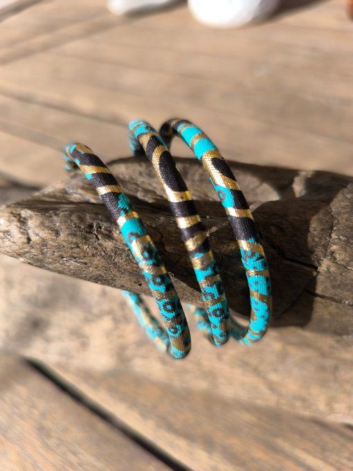 Joncs Turquoise, Or, Marron