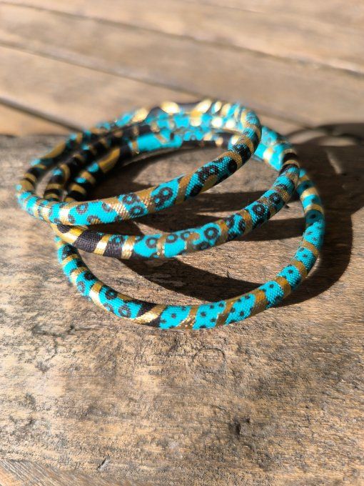 Joncs Turquoise, Or, Marron