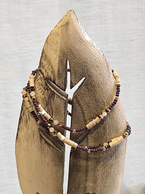 Bracelet 2-en-1 Bleu Croix - Copie